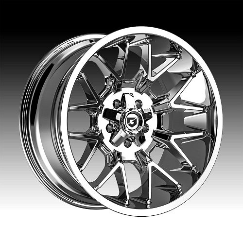 Gear Offroad 768C Primacy Chrome Custom Truck Wheels 1