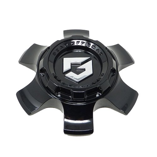 CAP-6H-B21 / Gear Alloy Gloss Black Snap-In Center Cap 1