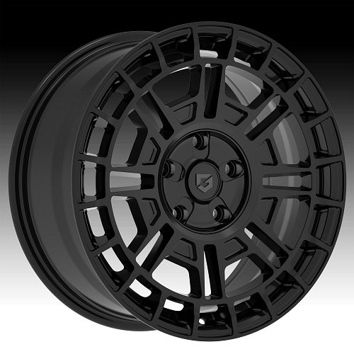 Gear Offroad 767SB Pangea Satin Black Custom CUV Wheels 1