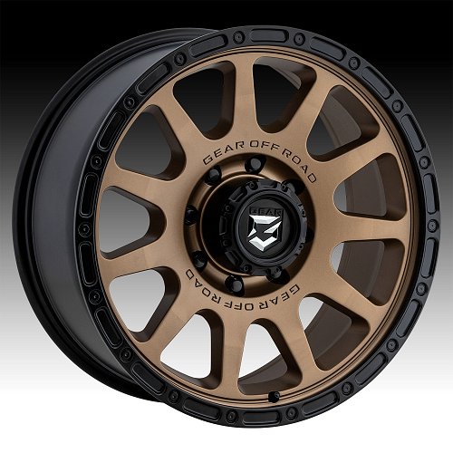 Gear Offroad 760BZ Proto Call Satin Bronze Custom Wheels Rims 1