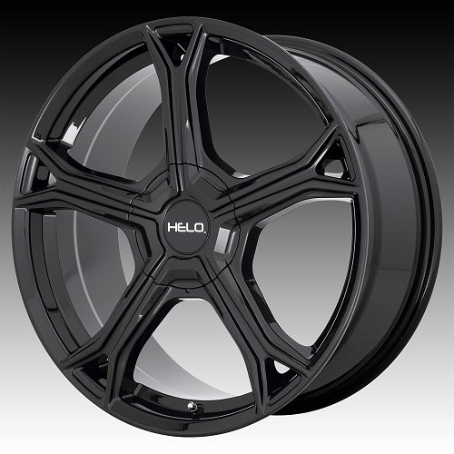 Helo HE915 Gloss Black Custom Wheels Rims 1