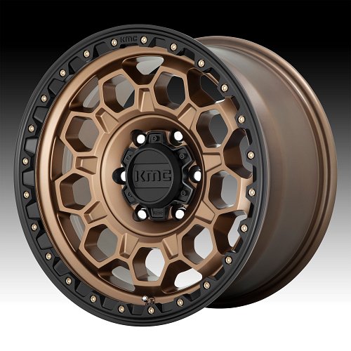 KMC KM545 Trek Matte Bronze Custom Wheels Rims 1