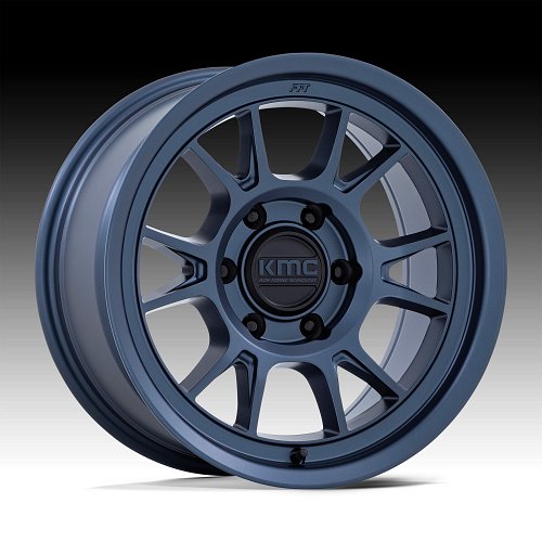 KMC KM729 Range Midnight Blue Custom Truck Wheels 1