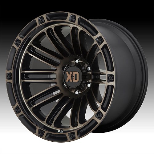 XD Series XD846 Double Deuce Machined Black Dark Tint Custom Wheels Rims 1