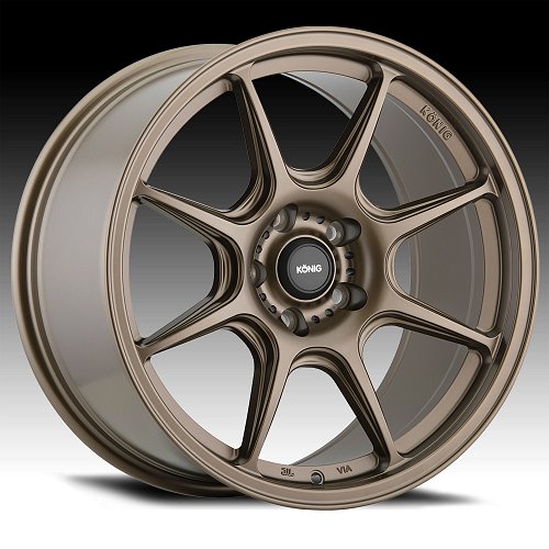 Konig Lockout Matte Bronze Custom Wheels Rims