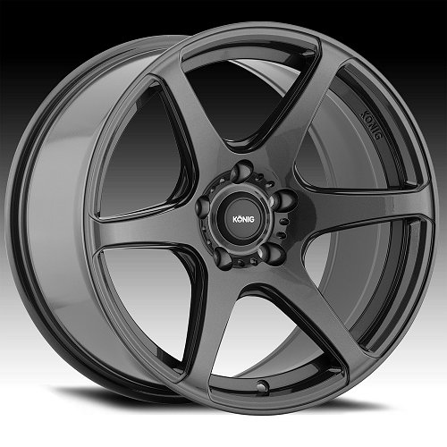 Konig Tandem Dark Graphite Custom Wheels Rims