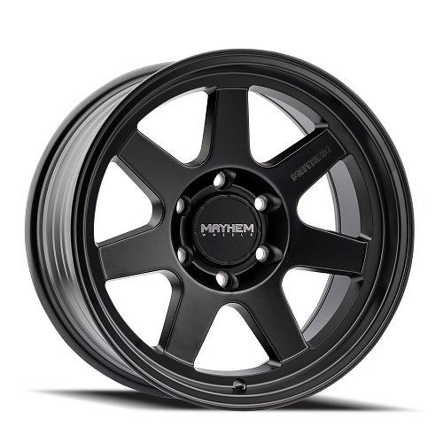 Mayhem Convoy 8307 Satin Black Custom Wheels 1