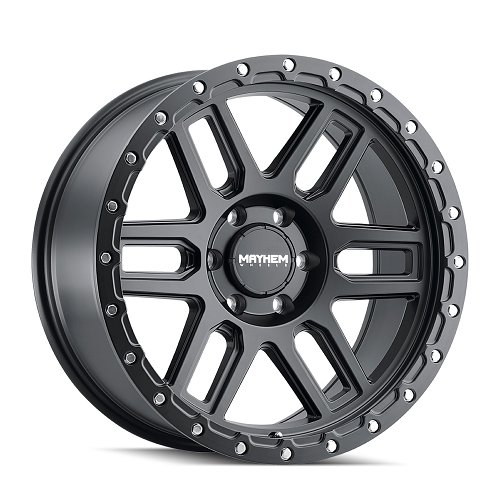 Mayhem Delta 8304 Matte Black Custom Wheels 1