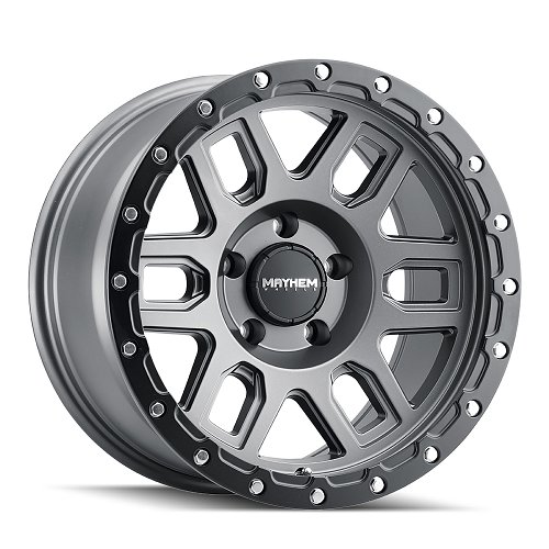 Mayhem Delta 8304 Matte Gunmetal Custom Wheels 1