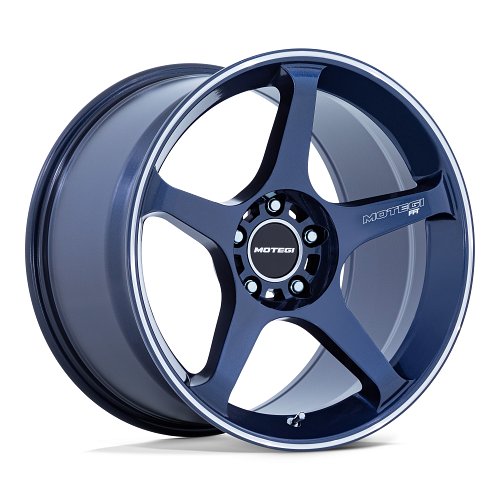 Motegi Racing MR159 Battle V FFT Obsidian Blue Custom Wheels 1