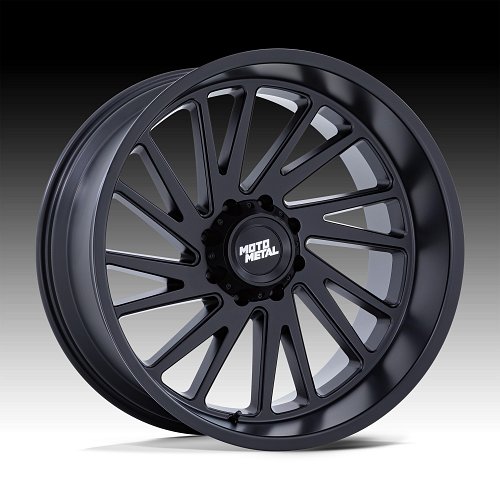 Moto Metal MO811 Combat Matte Black Custom Truck Wheels 1