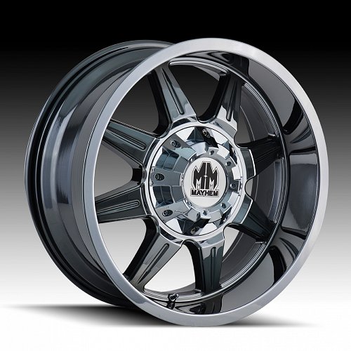 Mayhem Monstir 8100 Chrome Custom Wheels Rims 1