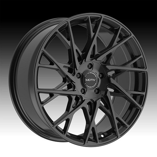 Motiv 430B Maestro Gloss Black Custom Wheels Rims 1