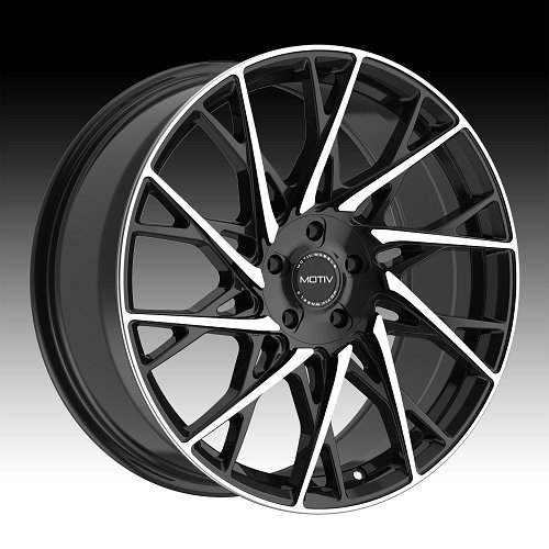 Motiv 430MB Maestro Machined Gloss Black Custom Wheels Rims 1