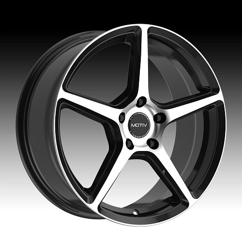 Motiv 433MB Blade Machined Gloss Black Custom Wheels Rims 1