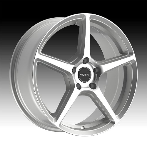 Motiv 433MS Blade Machined Silver Custom Wheels Rims 1