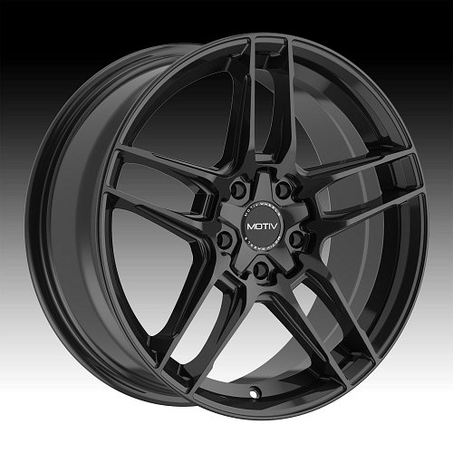 Motiv 434B Matic Gloss Black Custom Wheels Rims 1