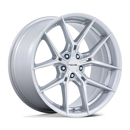 Niche Prodigy 5 NC279SD Machined Silver Custom Wheels 1