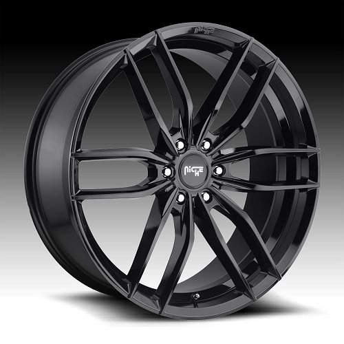 Niche Vosso SUV M209 Gloss Black Custom Wheels Rims 1