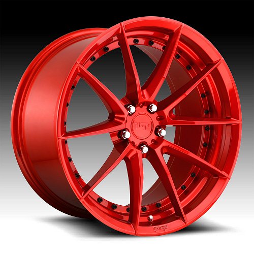 Niche Sector M213 Candy Red Custom Wheels Rims 1