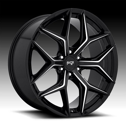 Niche Vice SUV M232 Gloss Black Milled Custom Wheels Rims 1