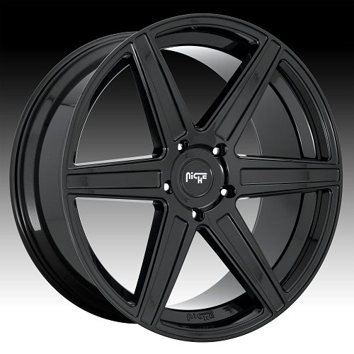 Niche Carina SUV M237 Gloss Black Custom Wheels Rims 1