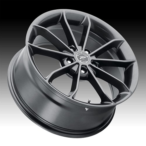 Platinum 457 Revelation Gunmetal Custom Wheels Rims 2