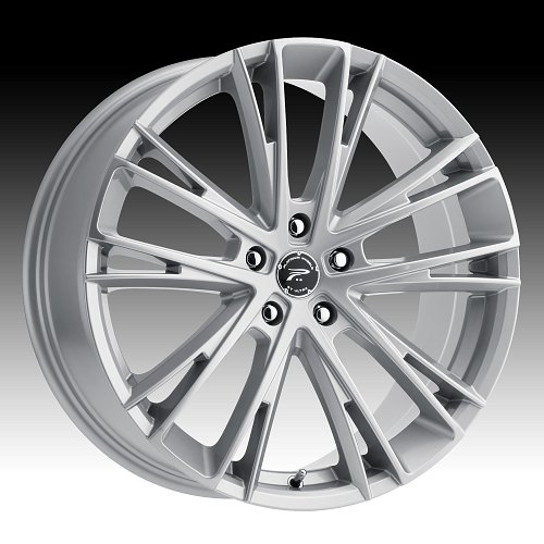 Platinum 458S Prophecy Silver Custom Wheels Rims 1