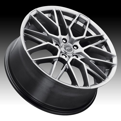 Platinum 459G Retribution Bright Graphite Custom Wheels Rims 2