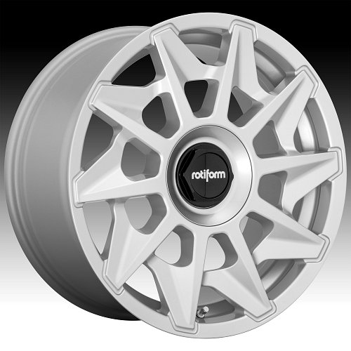 Rotiform CVT R124 Gloss Silver Custom Wheels Rims 1