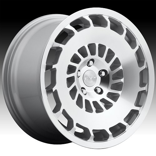 Rotiform CCV R135 Machined Silver Custom Wheels Rims 1