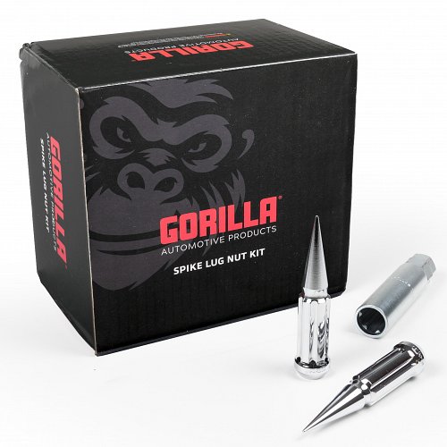 SPK6-14150 / Gorilla Chrome Spike Kit 14x1.5 6-Lug Kit (24 Lugs) 1