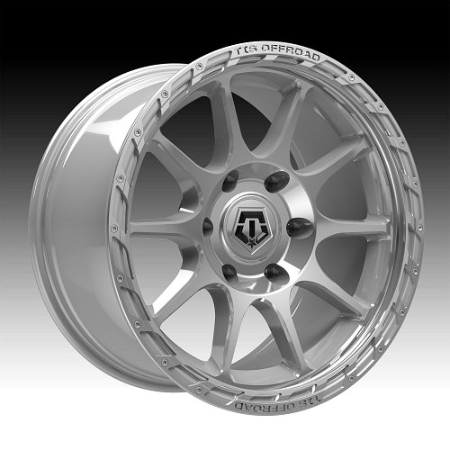 TIS Offroad 563BS Brushed Silver Custom Truck Wheels 1