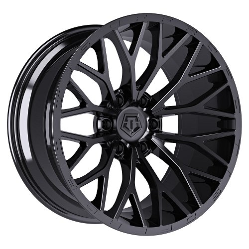 TIS Offroad 566B Gloss Black Custom Truck Wheels 1