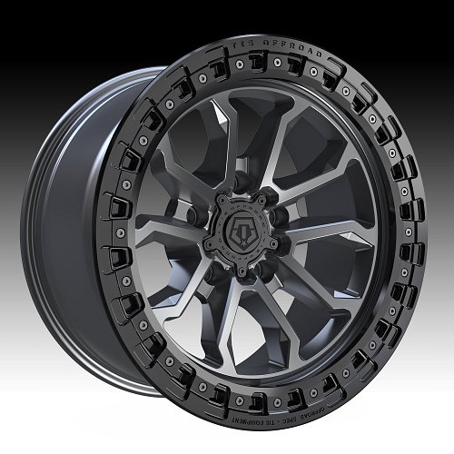 TIS Wheels 556AB (5-Lug) Satin Anthracite Custom Truck Wheels 1