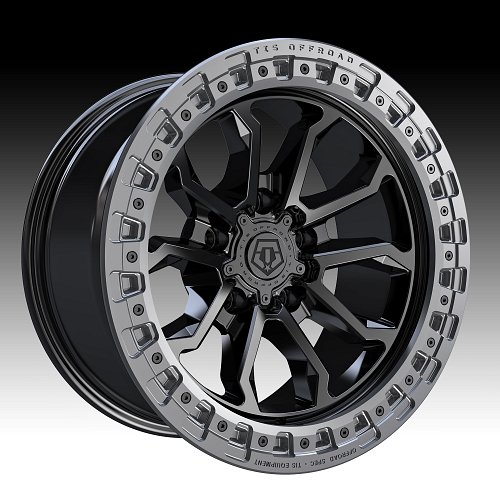 TIS Wheels 556BA (5-Lug) Satin Black Custom Truck Wheels 1