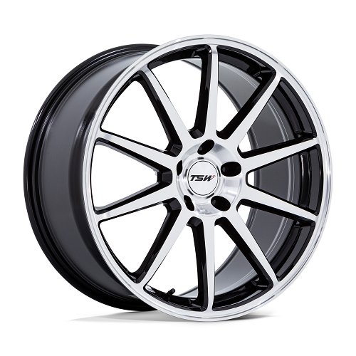 TSW Canard Machined Gloss Black Custom Truck Wheels 1