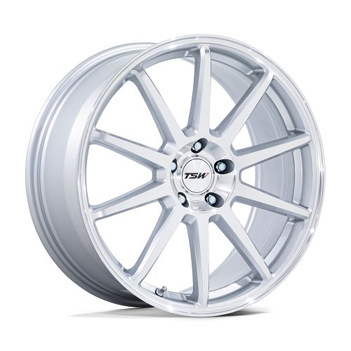 TSW Canard Machined Gloss Silver Custom Truck Wheels 1