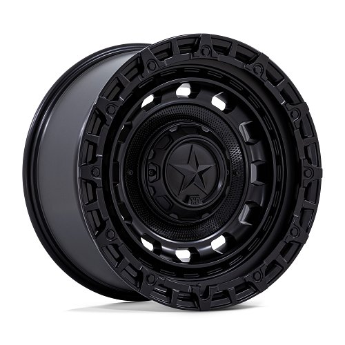 XD Series XD869 R.O.F. Matte Black Custom Truck Wheels 1