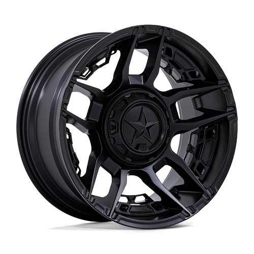 XD Series XD871 Slash Matte Black Custom Truck Wheels 1