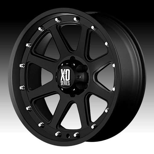 XD Series XD798 Addict Matte Black Custom Wheels Rims 1