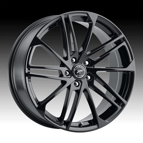 Platinum 463BK Valor Gloss Black Custom Wheels 1