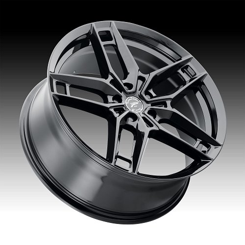 Platinum 464BK Lotus Gloss Black Custom Wheels 2